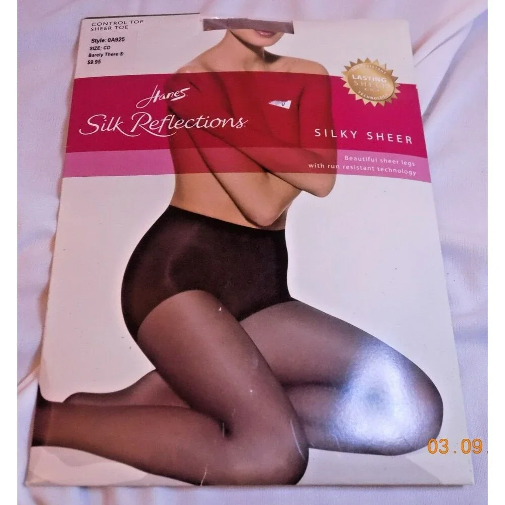 Hanes Silk Reflections Sheer CD NEW womens pantyhose
